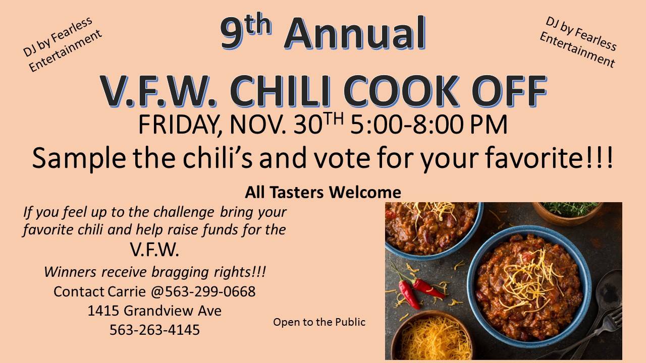 VFW Chili CookOut